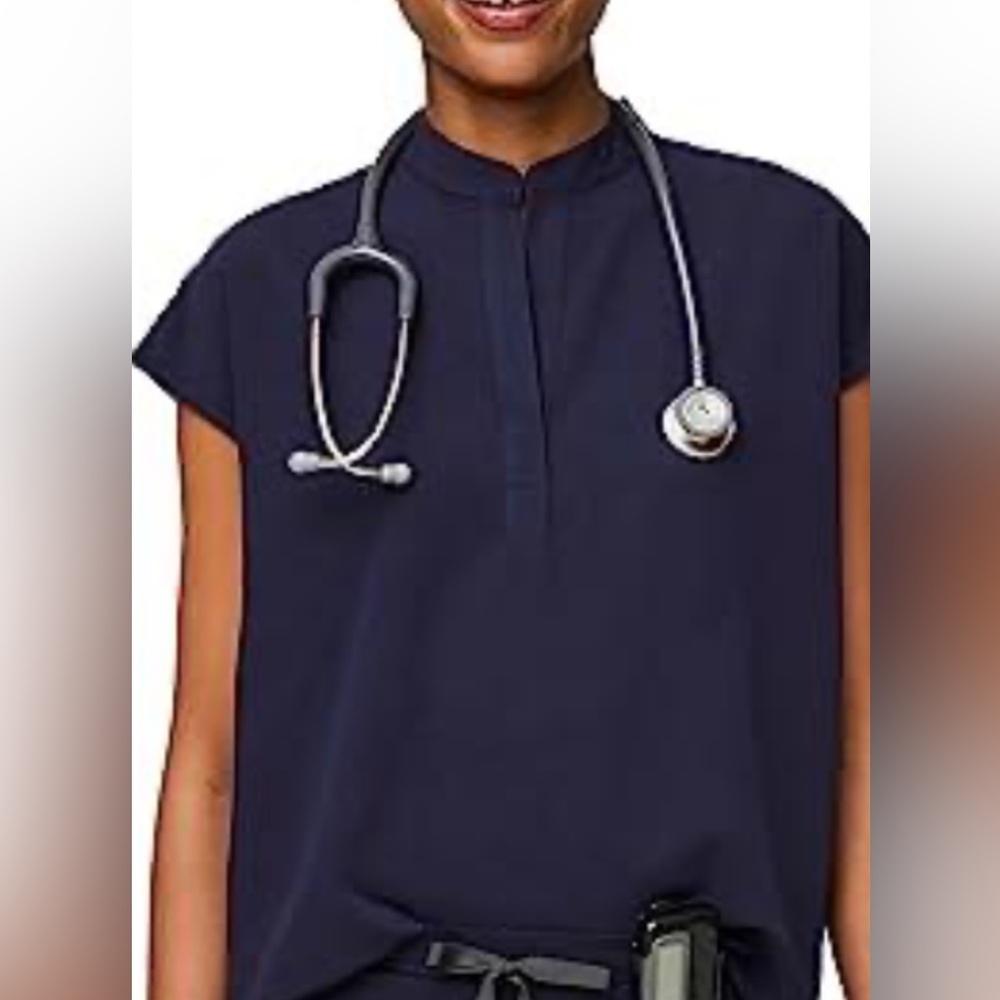Figs women’s scrub top dark blue